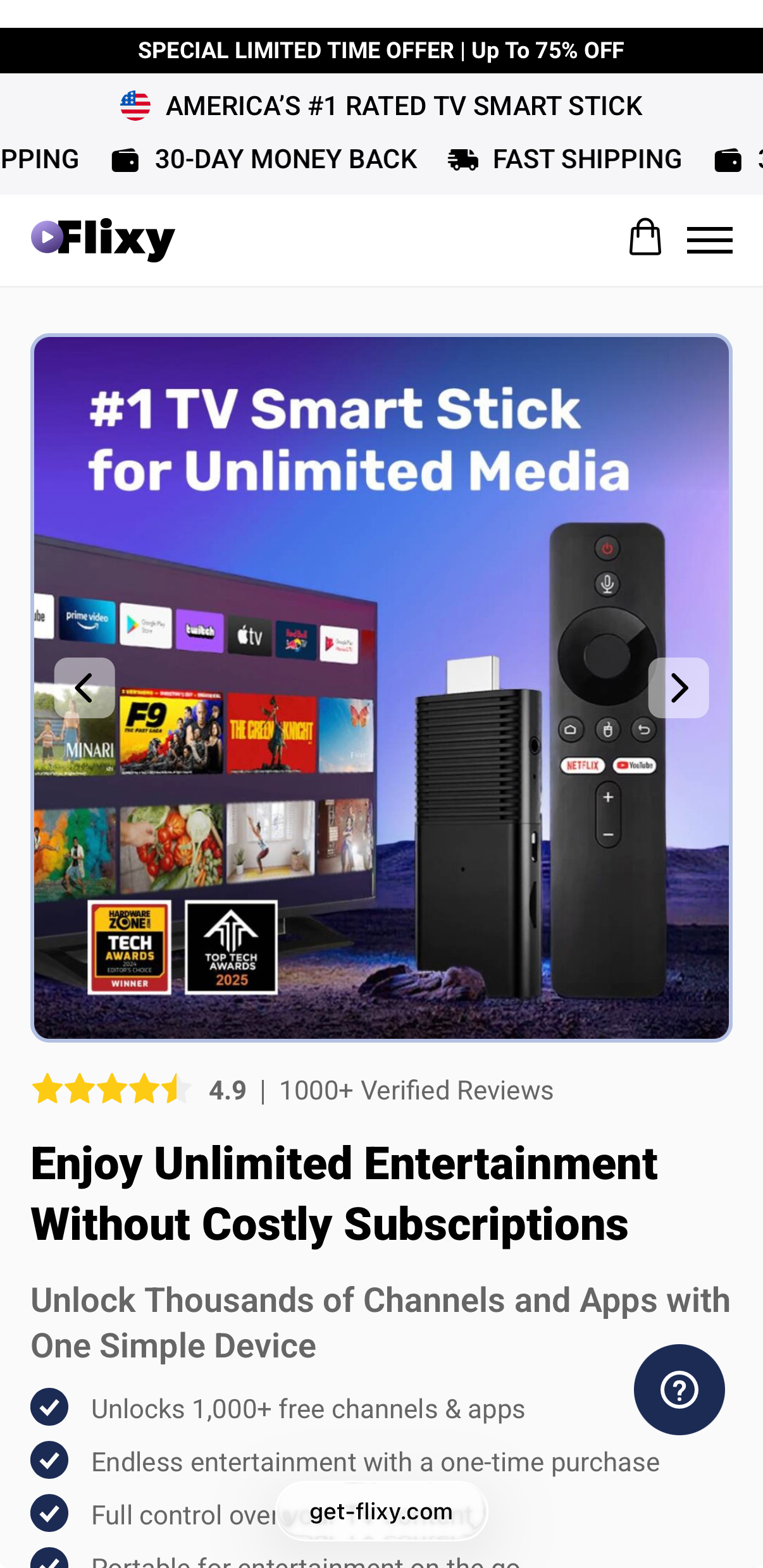 FlixySmartTVUSBStick